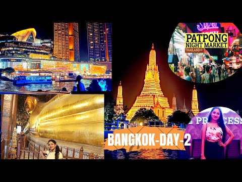 BANGKOK Grand Palace,Wat Phra, Wat Arun,Asiatique,Cruise Dinner,Patpong Market|Thailand VLOG 🇹🇭Day 3
