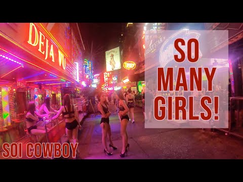 GIRLS EVERYWHERE! | Soi Cowboy Red light District Bangkok