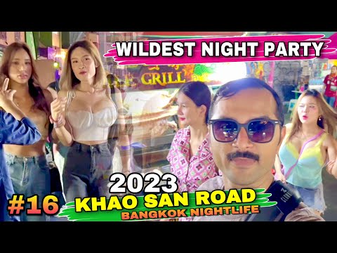 khao san road nightlife 2023 | khaosan road walk | bangkok nightlife 2023