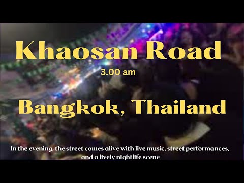Khaosan  Road – Bangkok Nightlife 2022 – Best Nightlife In Thailand #Bangkok #Nightlife #khaosanRoad