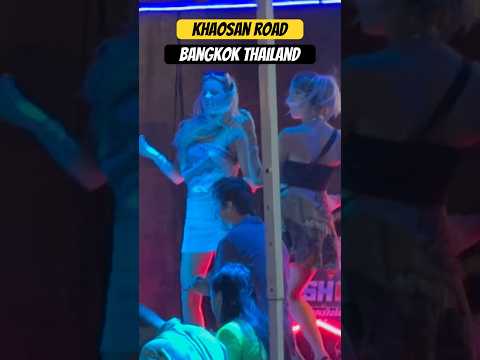 Khaosan Road Bangkok Thailand 🇹🇭 #vlog #thailand