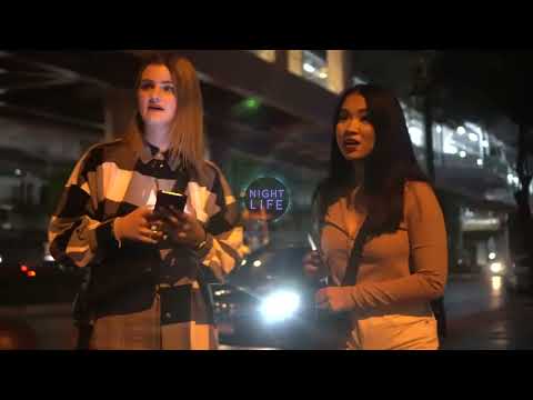 Soi 11 Sukhumvit Thailand Bangkok Night View Massage Street,