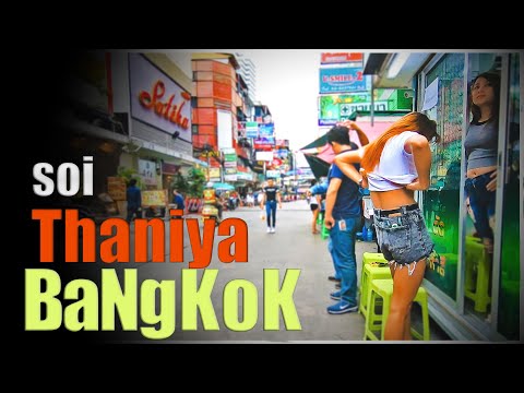 Walking in Bangkok | Soi Thaniya, Bangkok's Little Tokyo | Silom | ソイタニヤ　バンコク | A Guided Tour | 4K