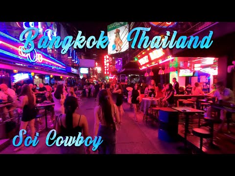 Walking in Bangkok, Thailand. Soi Cowboy 2. ORANGE ua