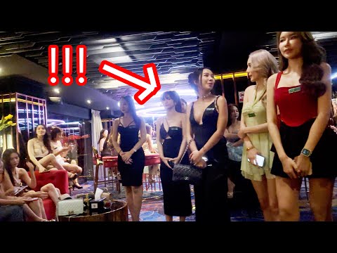 [4k] Thailand Bangkok Nightlife Street Scenes! Soapy Massage Shop Pretty Ladies!