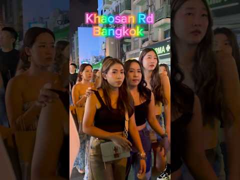 Nightlife in Khaosan Road | Bangkok Thailand 🇹🇭