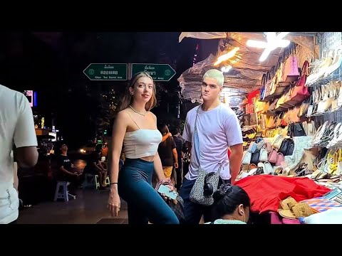 Thailand Bangkok Nightlife Scenes Look Around So Many Freelancers!