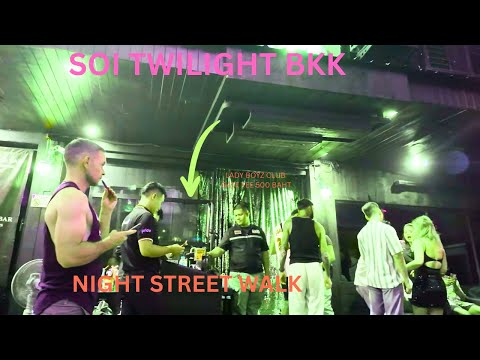 Bangkok Night Walk | Soi Twilight Street Vibes (The Stranger Bar)