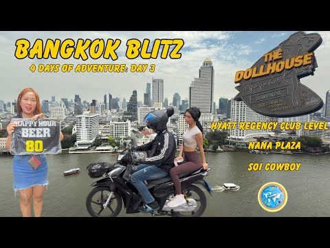 Bangkok, Thailand | Hyatt Regency Sukhumvit | Soi Cowboy | Nana Plaza | Hyatt Regency Club Level. 4K