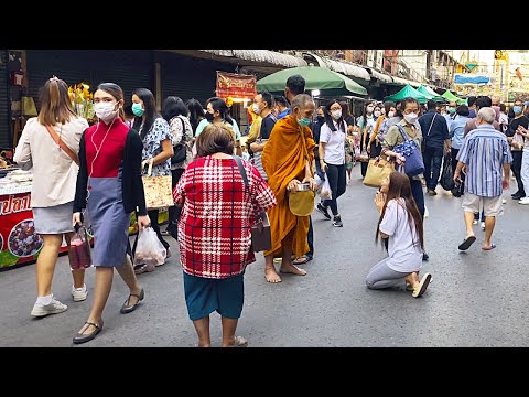 🇹🇭 Bangkok. Morning Street Food Market. Patpong, Silom.