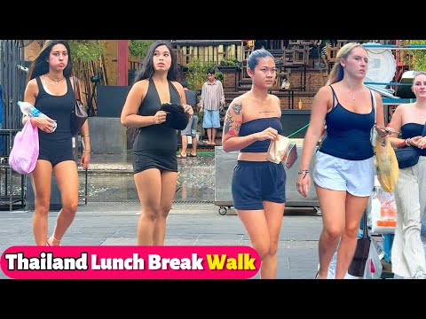 Join the Fun: Bangkok Girls Turning Heads During Lunch! 🎉😍