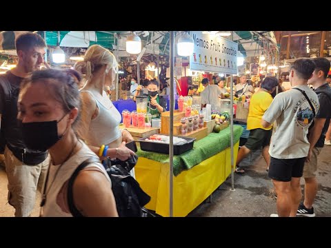 NIGHT MARKET WALK, PATPONG, BANGKOK THAILAND 😍😋🔥🔥#walking #bangkok #nomadlife