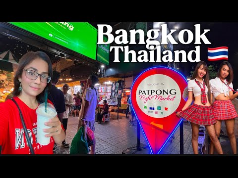 Patpong Night Market | Nightlife Shopping & Street Food | Bangkok Thailand 🇹🇭