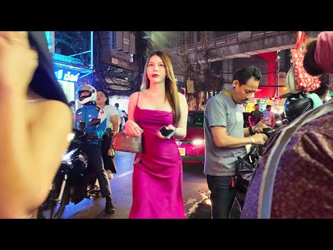 Sukhumvit NIGHT Walk from Asok to Nana Plaza on a Raining Night?