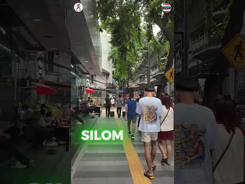 Walk through Silom and Patpong Market in Bangkok Take a quiet night #silom #walkingtour #bangkok
