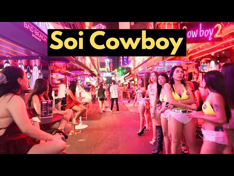 Walking in Soi Cowboy Bangkok | Thailand Nightlife Tour 2025 | 4K UHD